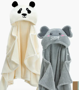 Cape de Bain Momcozy à Capuche – De 1 Jour à 5 Ans