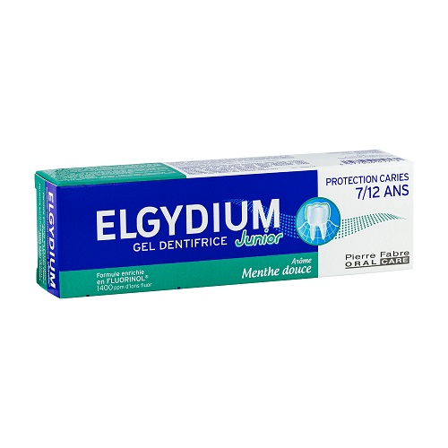 Elgydium Junior Dentifrice Menthe Douce 7/12ans