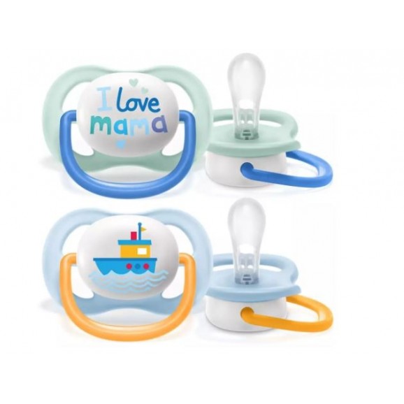 Avent sucette Natural Ultra Air Happy 0-6mois garçon