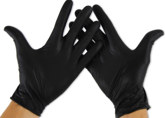 GANT NITRILE NOIR BOITE DE 100 PIECES