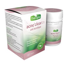 Acne'Clear-zn, Anti-acné, 60 gélules - Thérapia