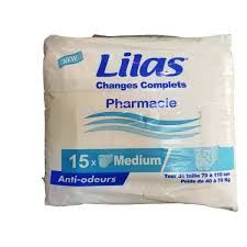 lilas couche adulte pharmacie taille médium