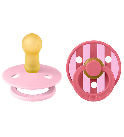 Bibs - Studio Colour Block Latex - Baby Pink / Coral (2 Pack) size 2