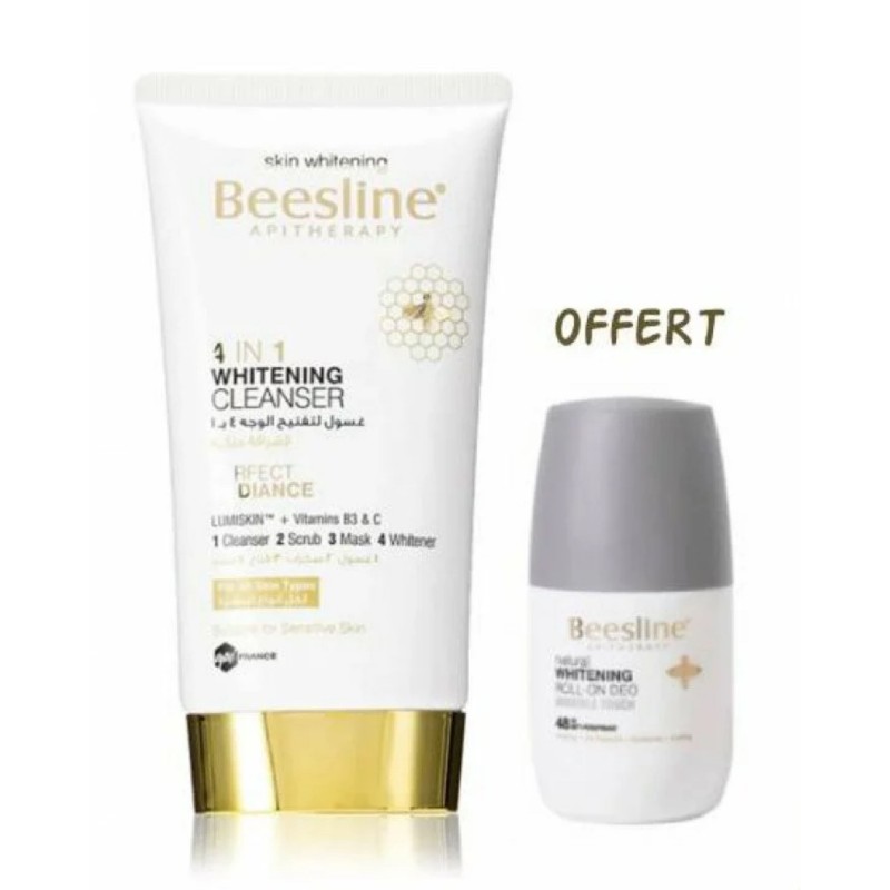BEESLINE COFFRET GEL NETTOYANT 4 EN 1 + DÉODORANT OFFERT