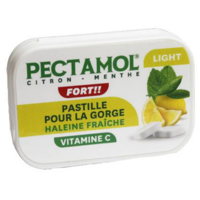 PECTAMOL FORT PASTILLES CITRON MENTHE LIGHT B/30