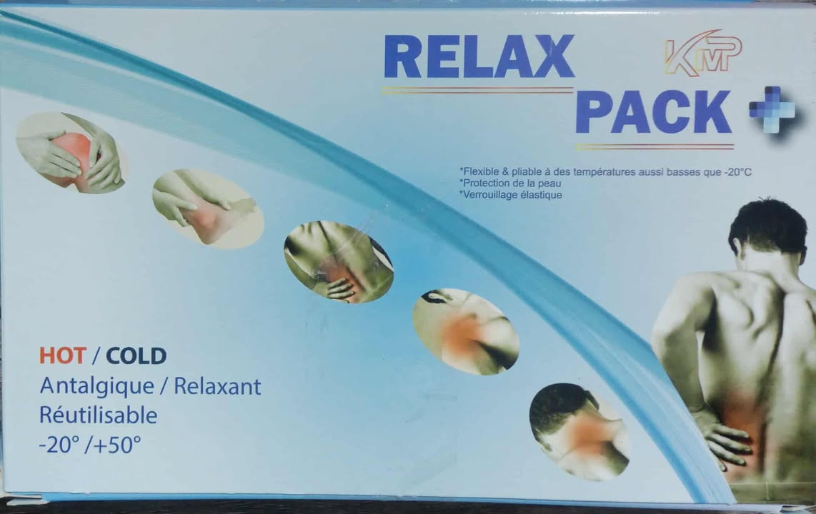 Pack relax gel chaud /froid  34/25 avec attache